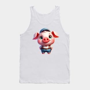 Cute Little Piggy Tank Top